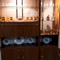 ویترین جا ظرف یا کتاب  دو تکه