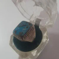 انگشترکلکسیونی نقره نگین فیروزه نیشابور