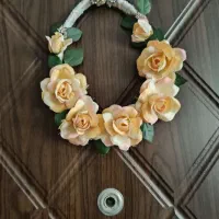 حلقه گل مصنوعی رز فرانسه