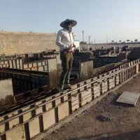اجرای فونداسیون ستون سقف