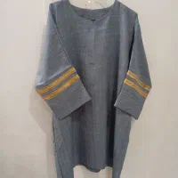 مانتو کفتان سر استین نوار دوزی شده