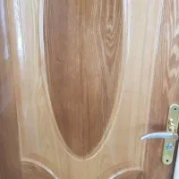 فروش ۲ درب حمام و دستشویی چوبی