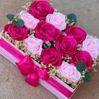 دسته گل و باکس همیشه ماندگار