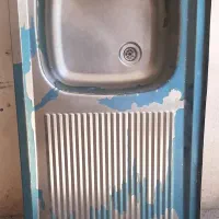 سینک ظرفشویی آشپزخانه در حد نو