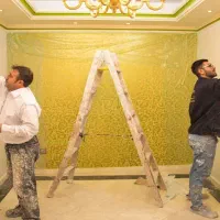 نقاش و نقاشی ساختمان ابوالفضل