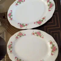 دو عدد دیس سرخی قدیمی