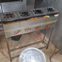 وسایل مغازه گاز۳شعله بزرگ گاز املت