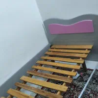 تخت نوجوان دخترانه طوسی صورتی