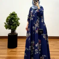پیراهن بلند/ساحلی بهاره/پیراهن سوپر کلوش عید