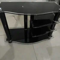 میزتلویزیون شیشه ای