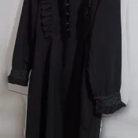 مانتو مشکی دخترانه