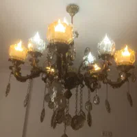 لوستر پنج شاخه ده شعله