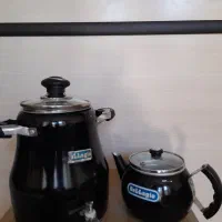 سماور رو گازی با قوری