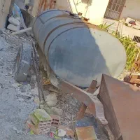 ادوات کشاورزی تانکر و گاو آهن و چنگه