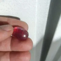 یاقوت برمه سرخ کهنه و قدیمی گبری