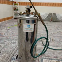 سمپاش 20لیتری تمام استیل با دسته تمام برنجی خشک