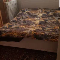 تخت خواب دو نفره با تشک طبی