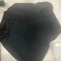 شومیز و دو عدد روسری مشکی مجلسی