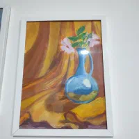 تابلو نقاشی رنگ روغن زیبا
