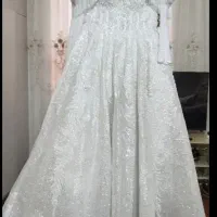 لباس عروس رنگی و سفید
