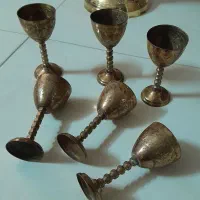 جام برنجی قلمزنی