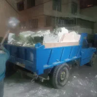 حمل خاک و نخاله و خاک برداری نیسان کمپرسی کل مشهد.