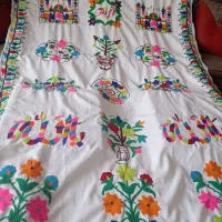 گلدوزی قدیمی پرده