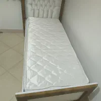 تخت و کمد کودک نوجوان شرکتی ساحل چوب در حد نو