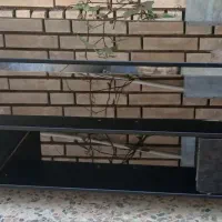 میز تلویزیون شیشه ای