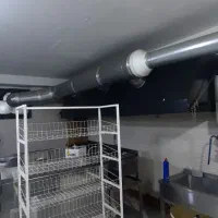 هود صنعتی شاسی دار بسیار محکم با لوله