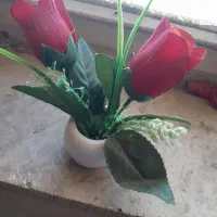گلدان گل مصنوعی