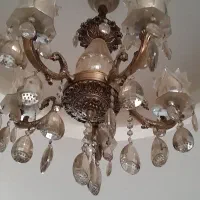 لوستر 5شاخه تمیز وسالم