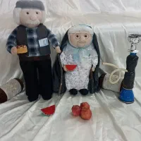 ماکتهای مادربزرگ و پدربزرگ