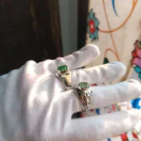 زمرد آفریقایی رکاب دست ساز