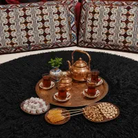 پشتی دستباف سنتی (مدل ترکمن)