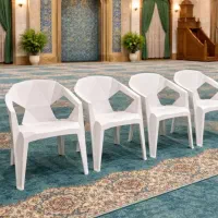 میز و صندلی پلاستیکی مراسم شیرین۶۴۳ مسجد مدارس