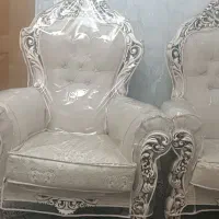 یک دست مبل استیل در حد نو