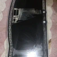 زیر تلویزیون شیشه ای