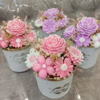 باکس گل ،شمع،هدیه و کادو مناسب،تولد،نوزادی