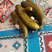 خیار شور خانگی خوش طعم و ترد
