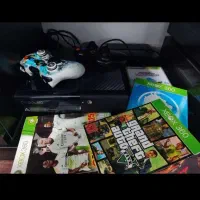 ایکس باکس 360 سوپر اسلیم با دو دسته و کینکت