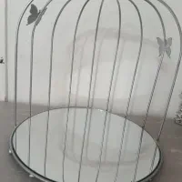 دو عدد قفس دکوری نقره ای قیمت هرکدام600هزار