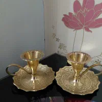 شمعدان برنزی هندی شمعدان برنجی