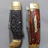 یک جفت چاقوی عتیقه (فولاد کهنه دست ساز)