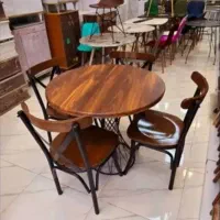میز و صندلی کافه رستوران غذاخوری کریمی 56