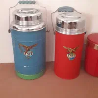 یخدان قدیمی ژاپنی عقاب فلاسک‌یخ
