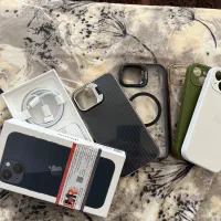 ایفون ۱۳ نرمال باتری ۹۵+ایرپاد۲اصلی سیلیکونی