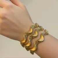 النگو طلا خلیجی بدون اجرت/محکم، شیک