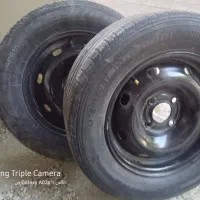 چهار حلقه لاستیک با رینگ کار کرده