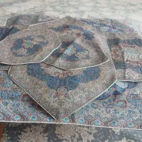 ست رو میزی ترمه  و عسلی سالم و تمیز،و نو